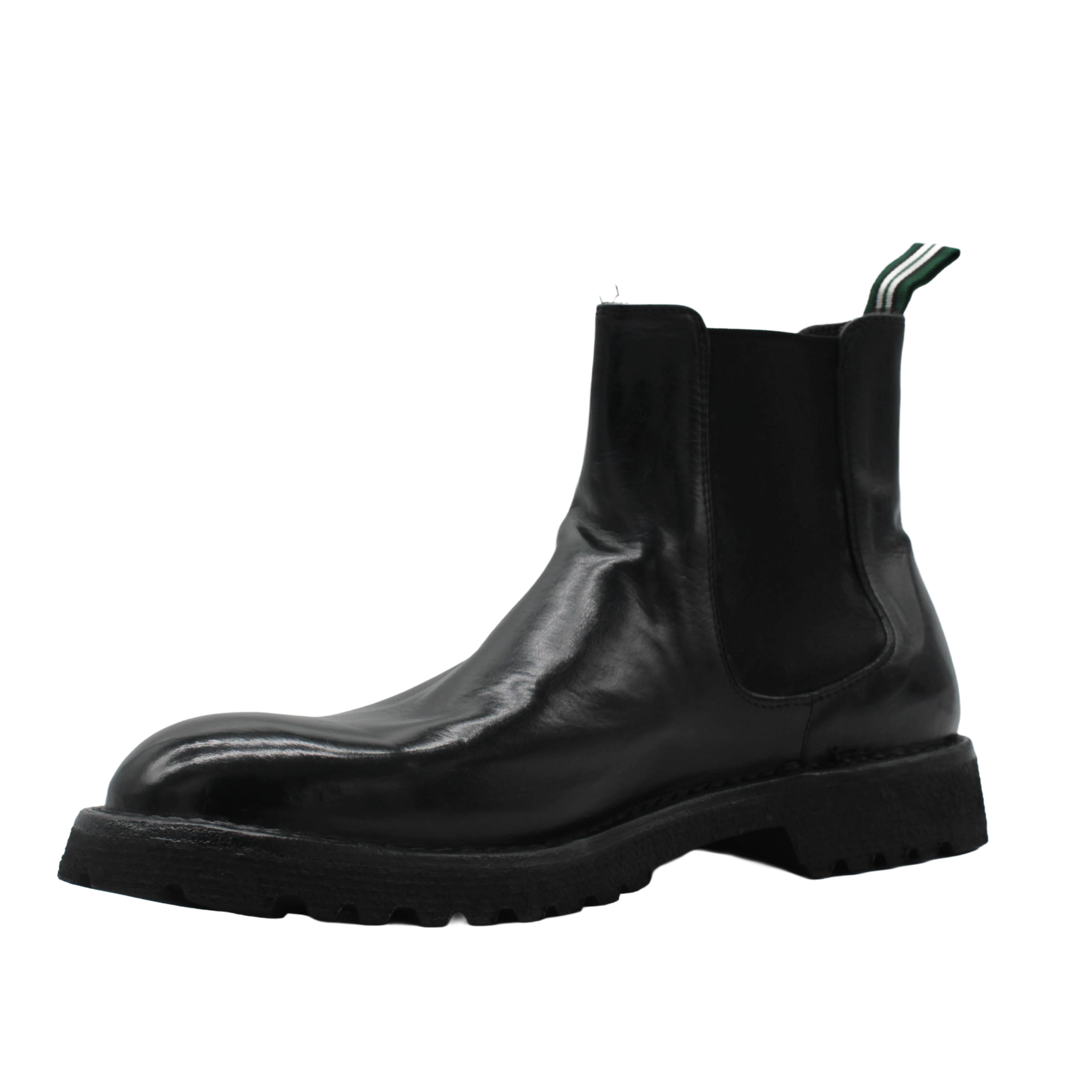 Green George Beatles in Pelle Martellata