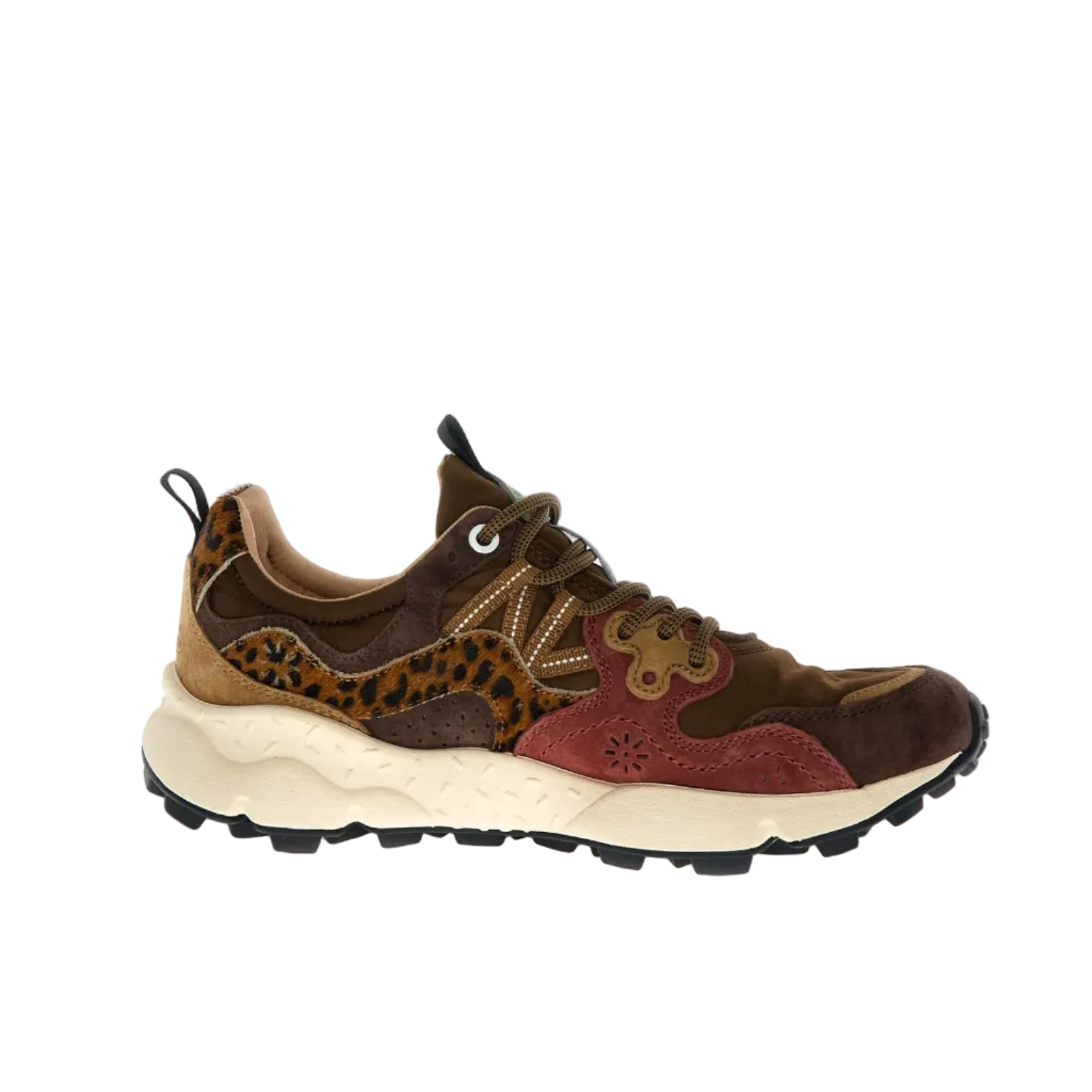 Sneakers Yamano 3 Uni in Suede e Tessuto Tecnico