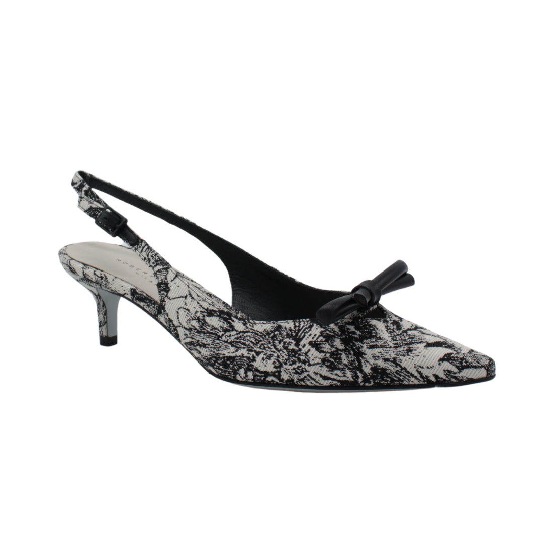 Roberto Festa Slingback in tessuto fantasia Senya