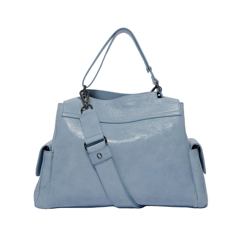 Borsa Sveva Stark Cargo Midi a spalla in pelle con tracolla