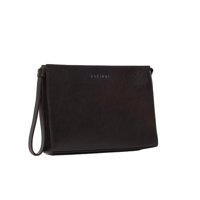 Pochette Small Lagoon in pelle con polsiera