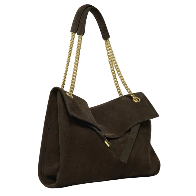 Borsa Venus Nabucco Midi a spalla in pelle nabuk