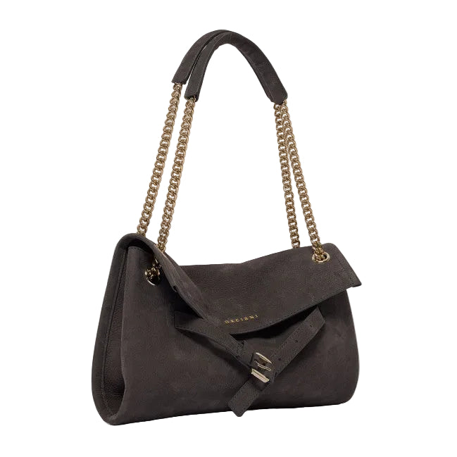 Borsa Venus Nabucco Small a spalla in pelle nabuk