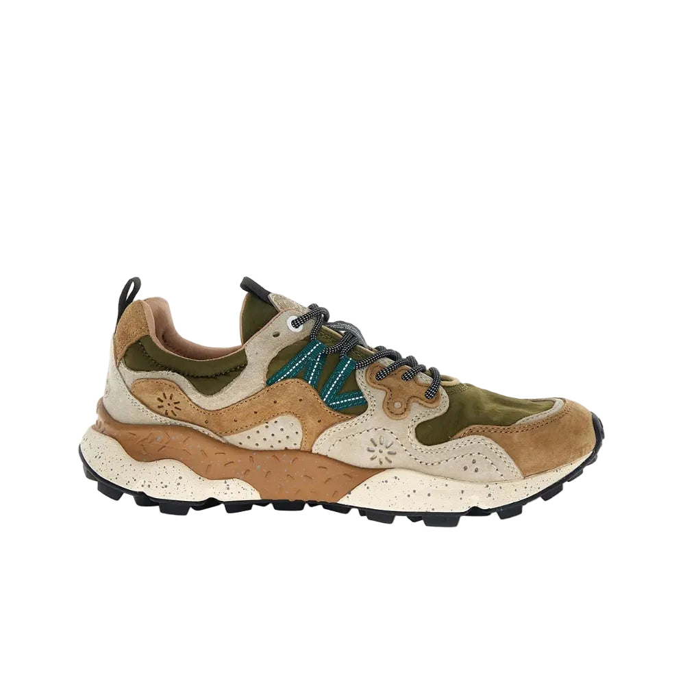 Sneakers Yamano 3 Man in Suede e Tessuto