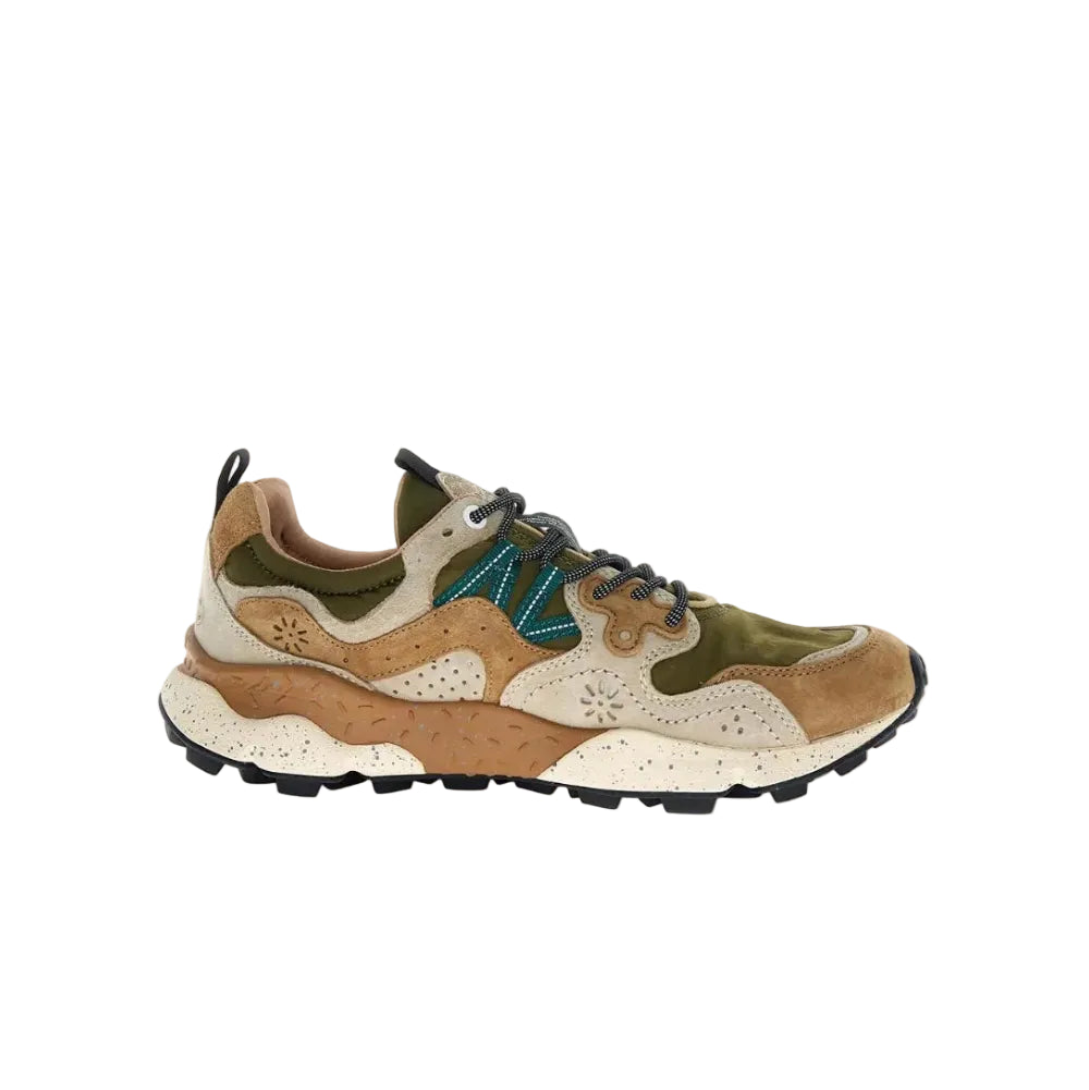 Sneakers Yamano 3 Man in Suede e Tessuto