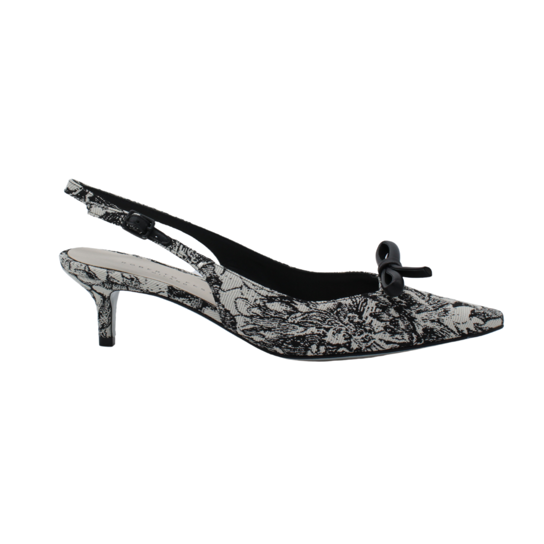 Roberto Festa Slingback in tessuto fantasia Senya