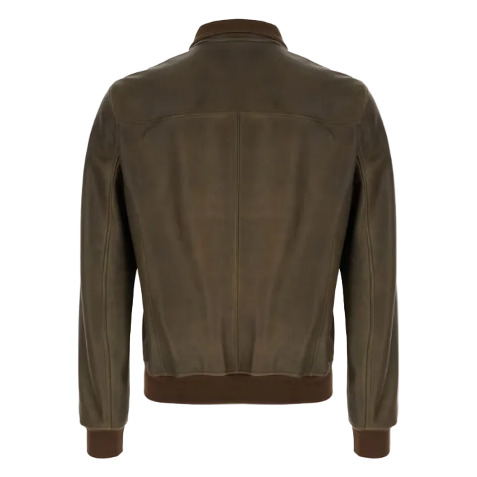 Bomber Estivo in Suede Jeff