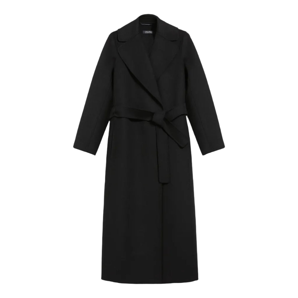 Cappotto a vestaglia in drap di lana Poldo