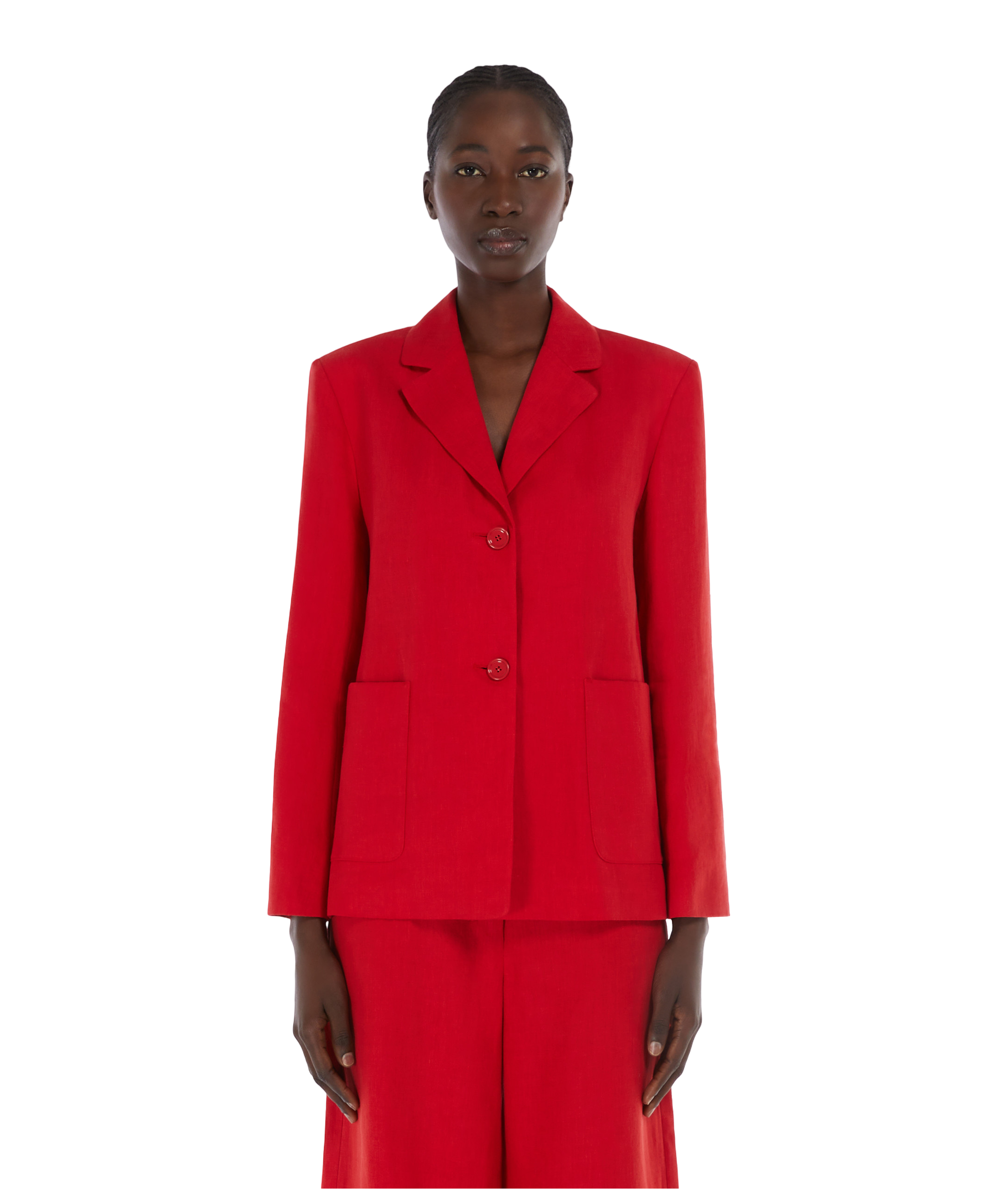 'S Max Mara Giacca monopetto in lino