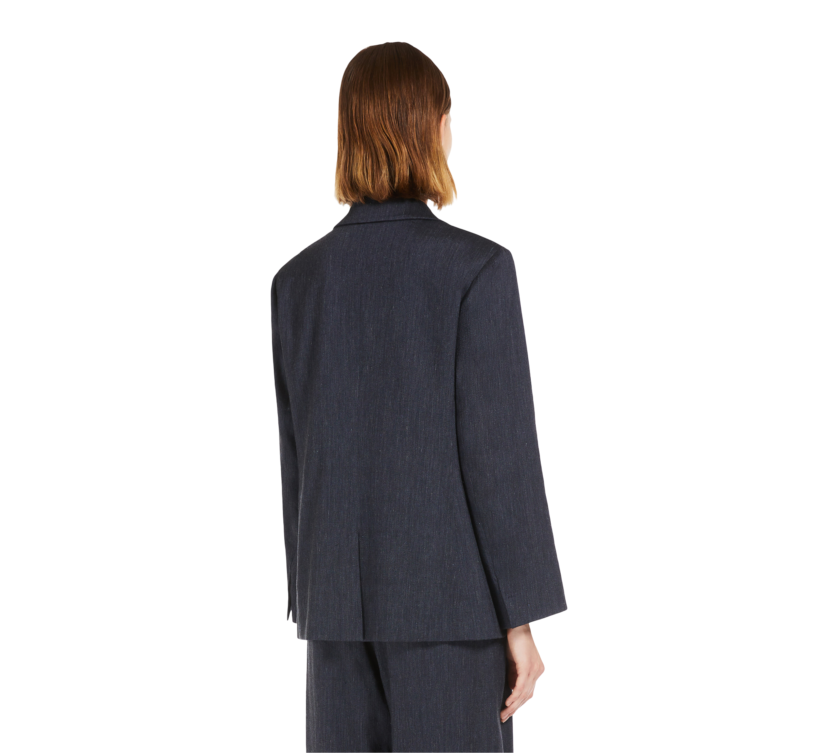 'S Max Mara Giacca monopetto effetto denim