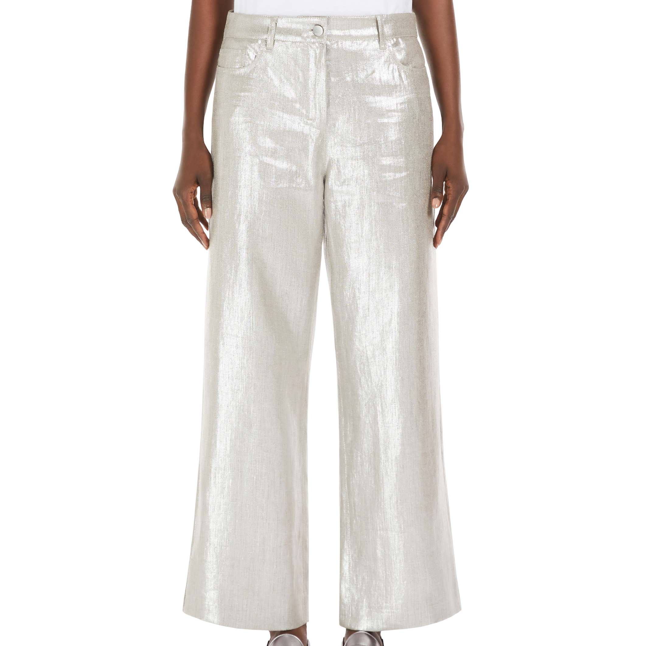 'S Max Mara Pantalone 5 tasche in lino