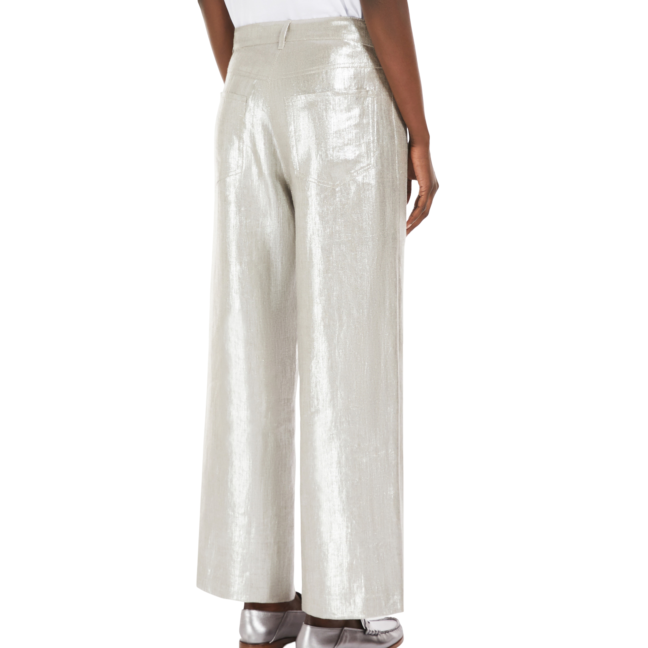 'S Max Mara Pantalone 5 tasche in lino