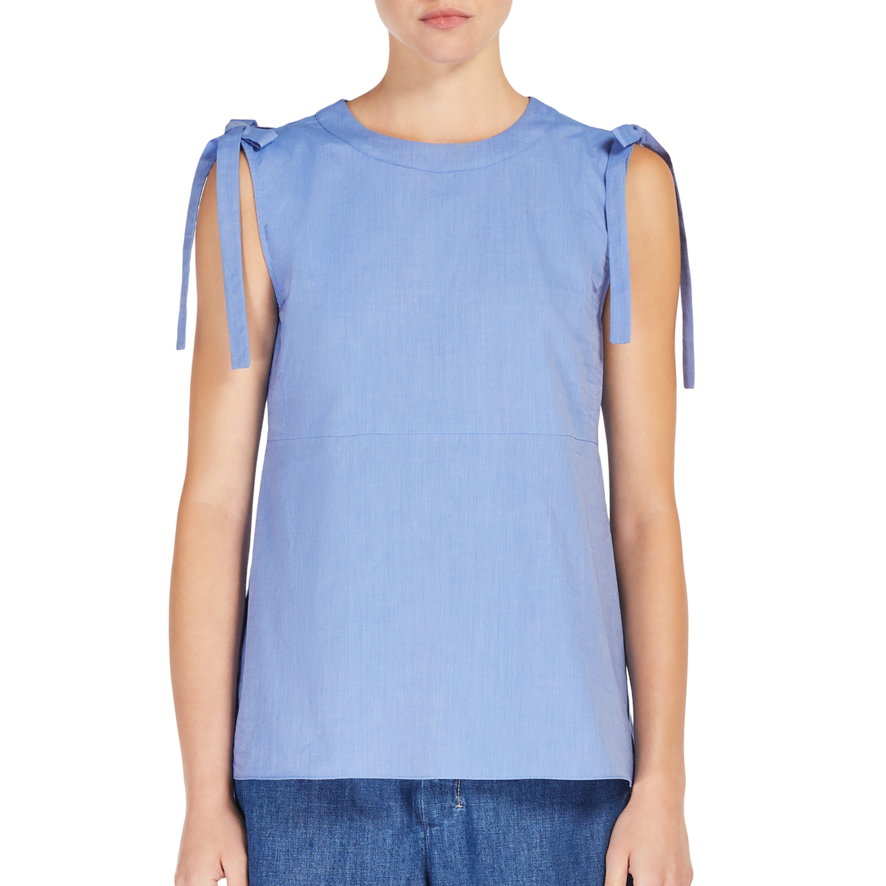 'S Max Mara Top svasato in tela di cotone