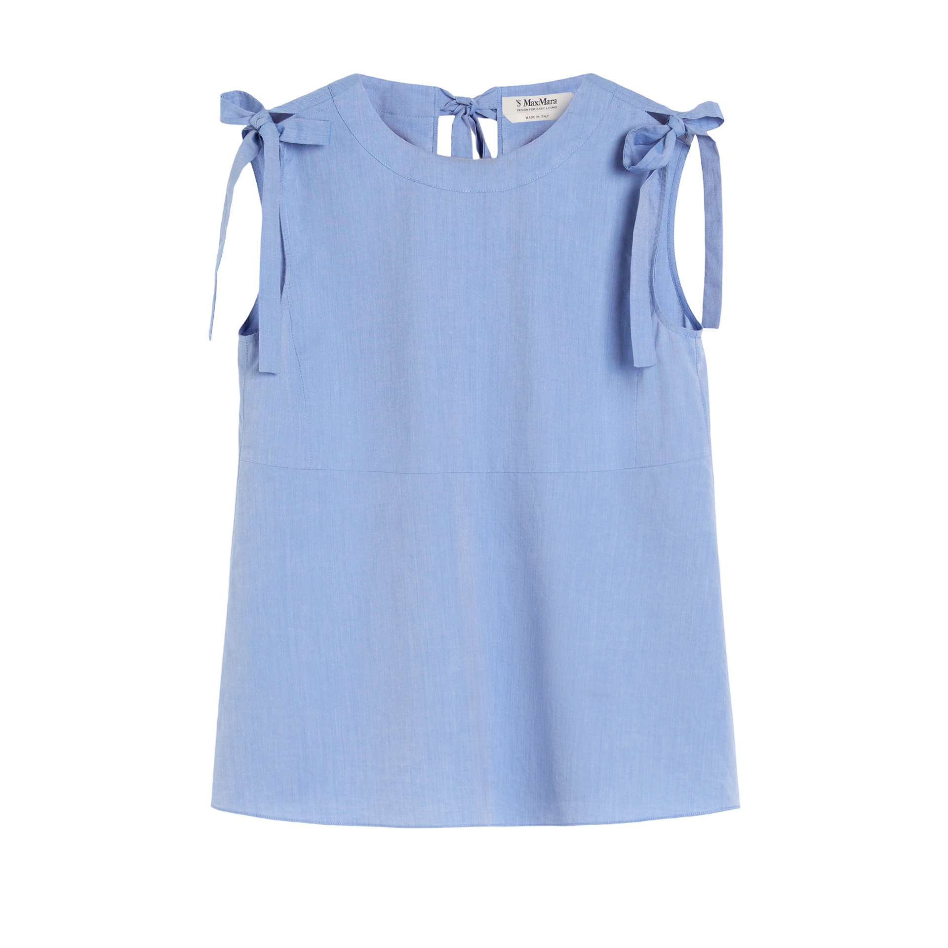 'S Max Mara Top svasato in tela di cotone