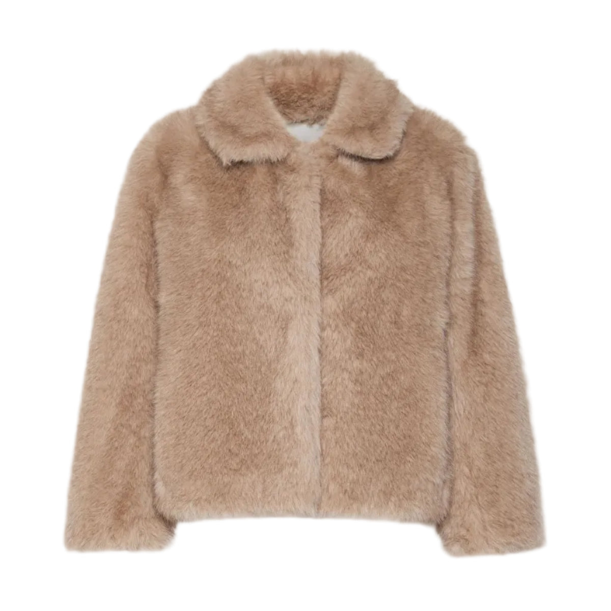 Cappotto corto dalla texture soffice