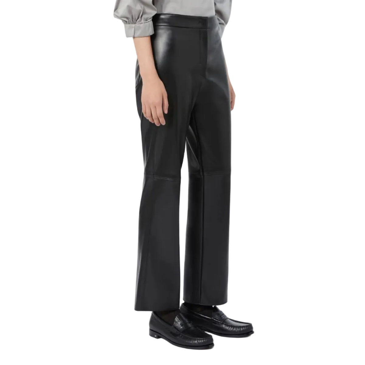 Pantalone slim fit in jersey spalmato Sublime