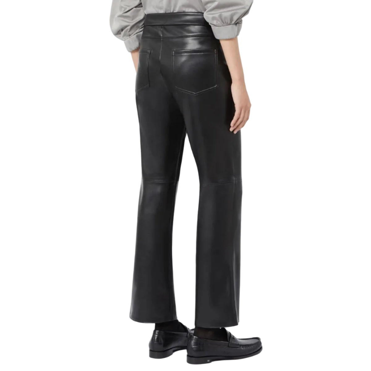 Pantalone slim fit in jersey spalmato Sublime