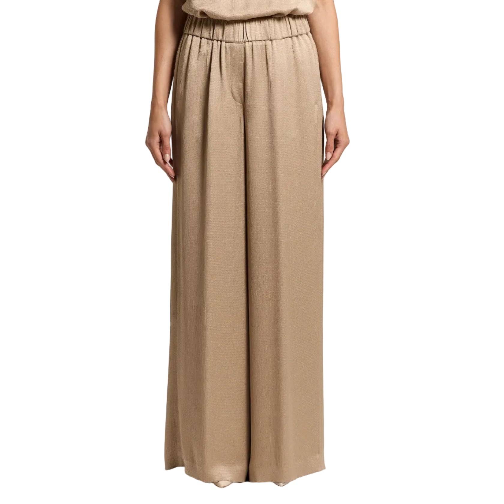 Pantalone in raso di misto viscosa