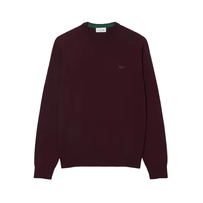 Maglione girocollo in lana merino