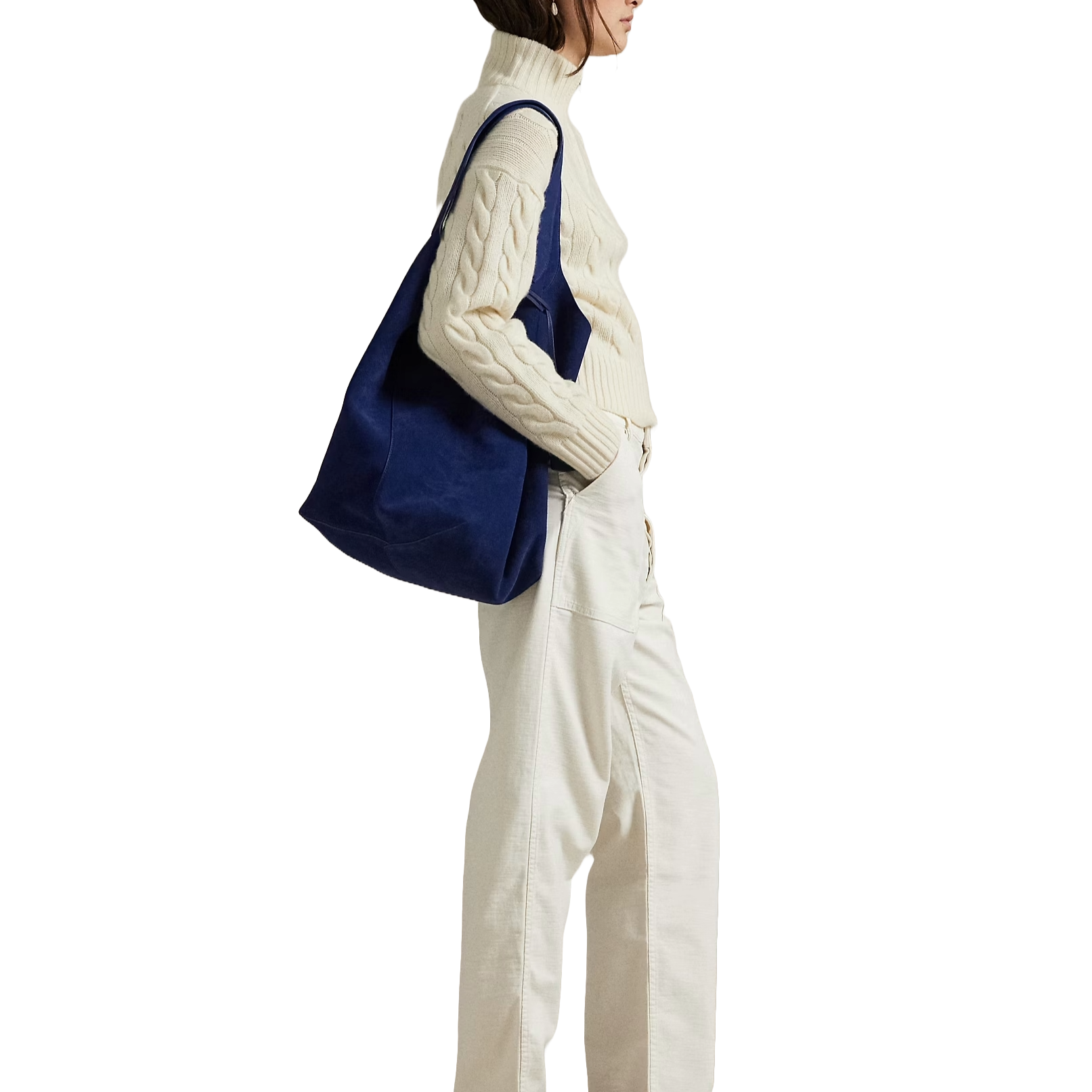 Polo Ralph Lauren Maglia in Lana e Cashmere a Trecce