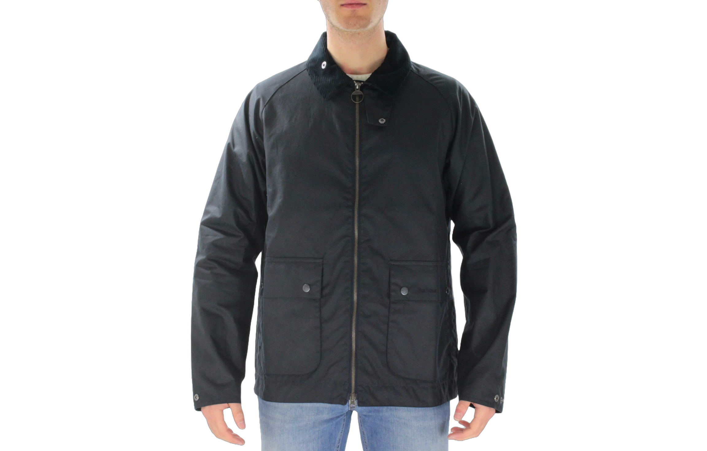 Barbour Short Bedale Wax-Giubbotto