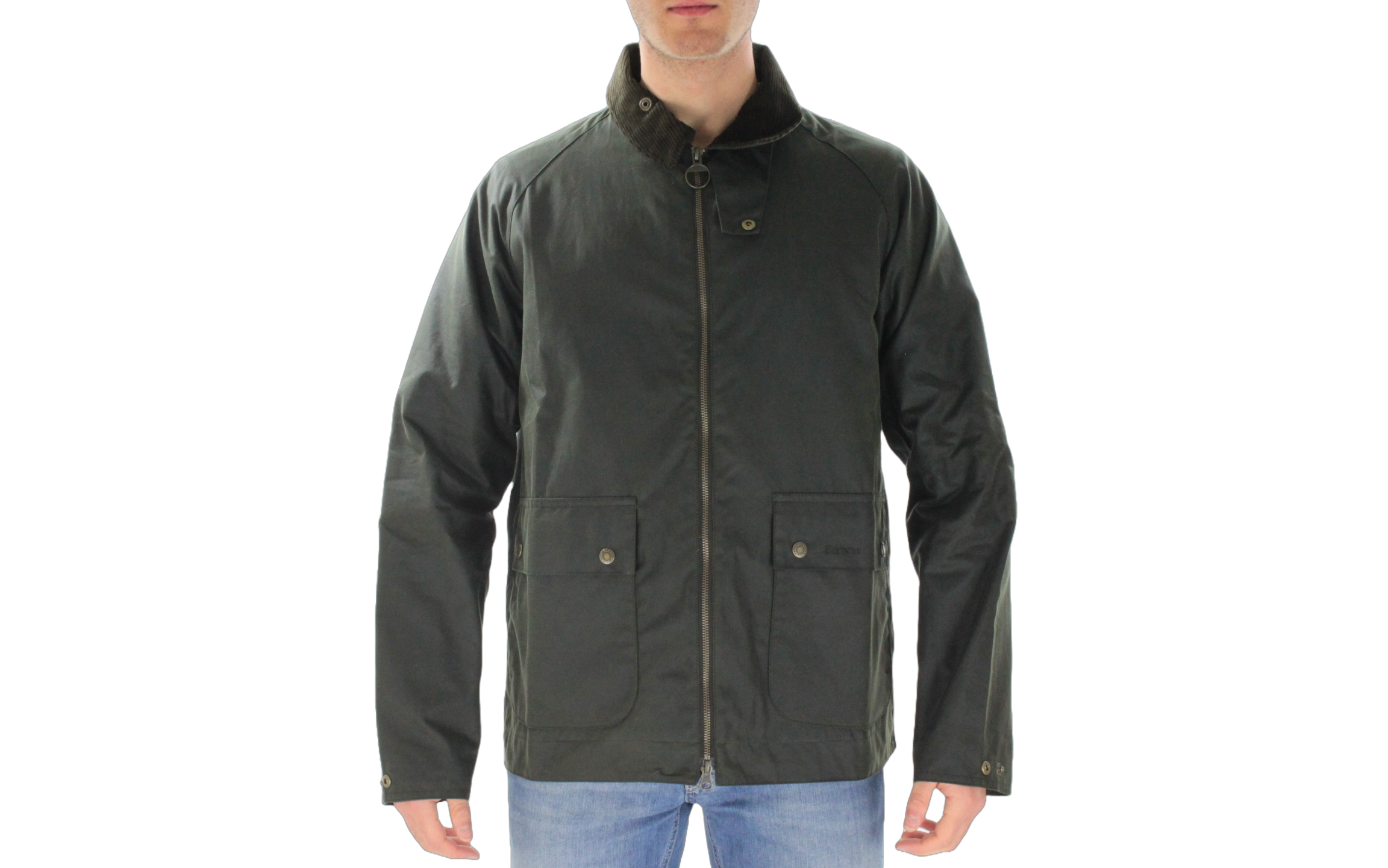 Barbour Short Bedale Wax-Giubbotto