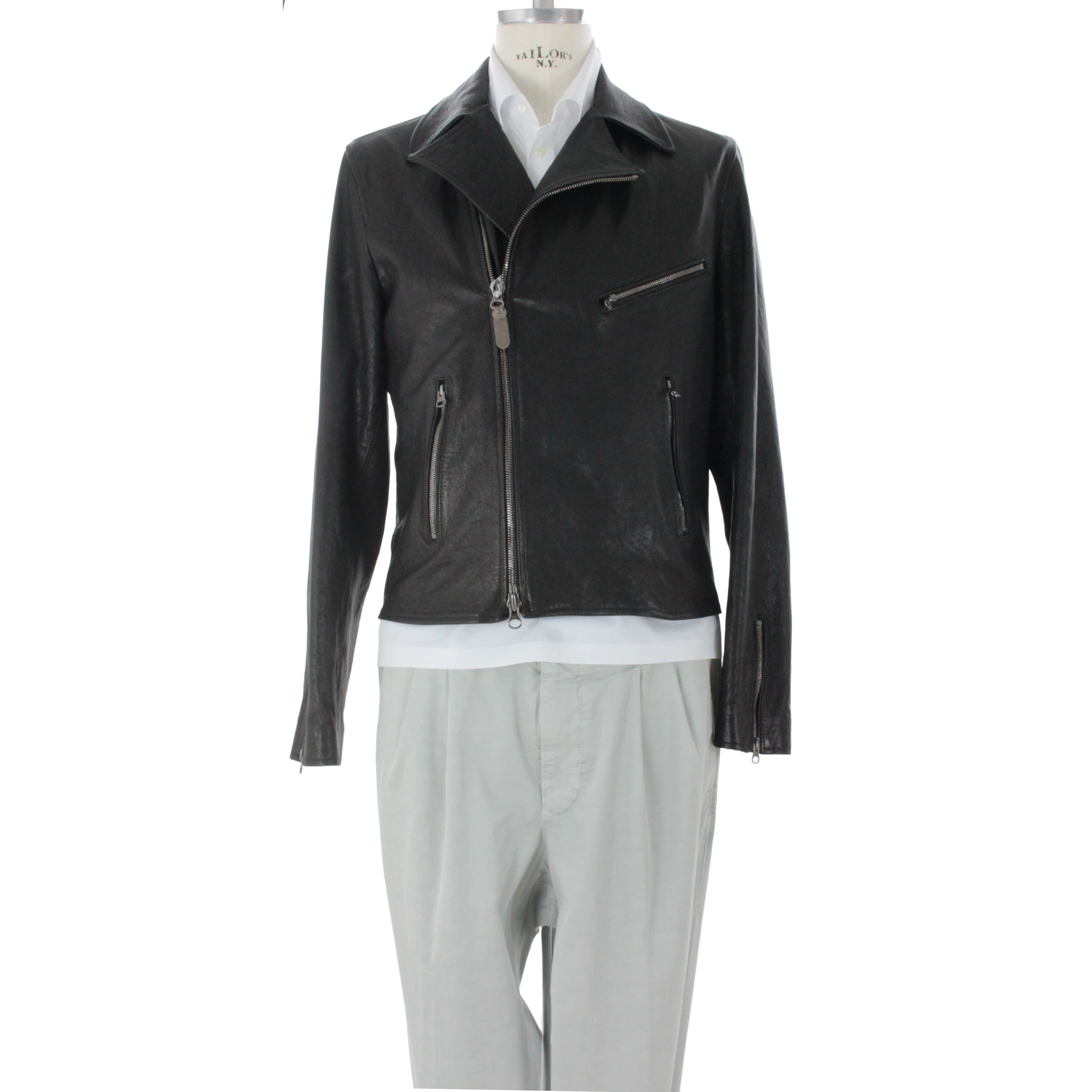 Giacca in Pelle Black Keys