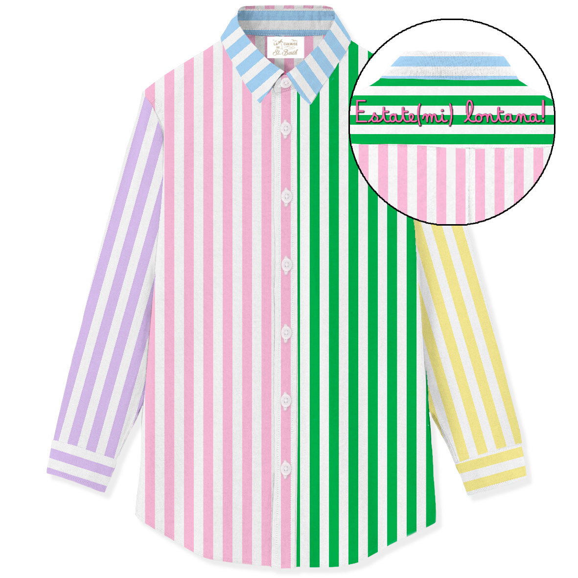 Camicia in Cotone Multipatch Brigitte