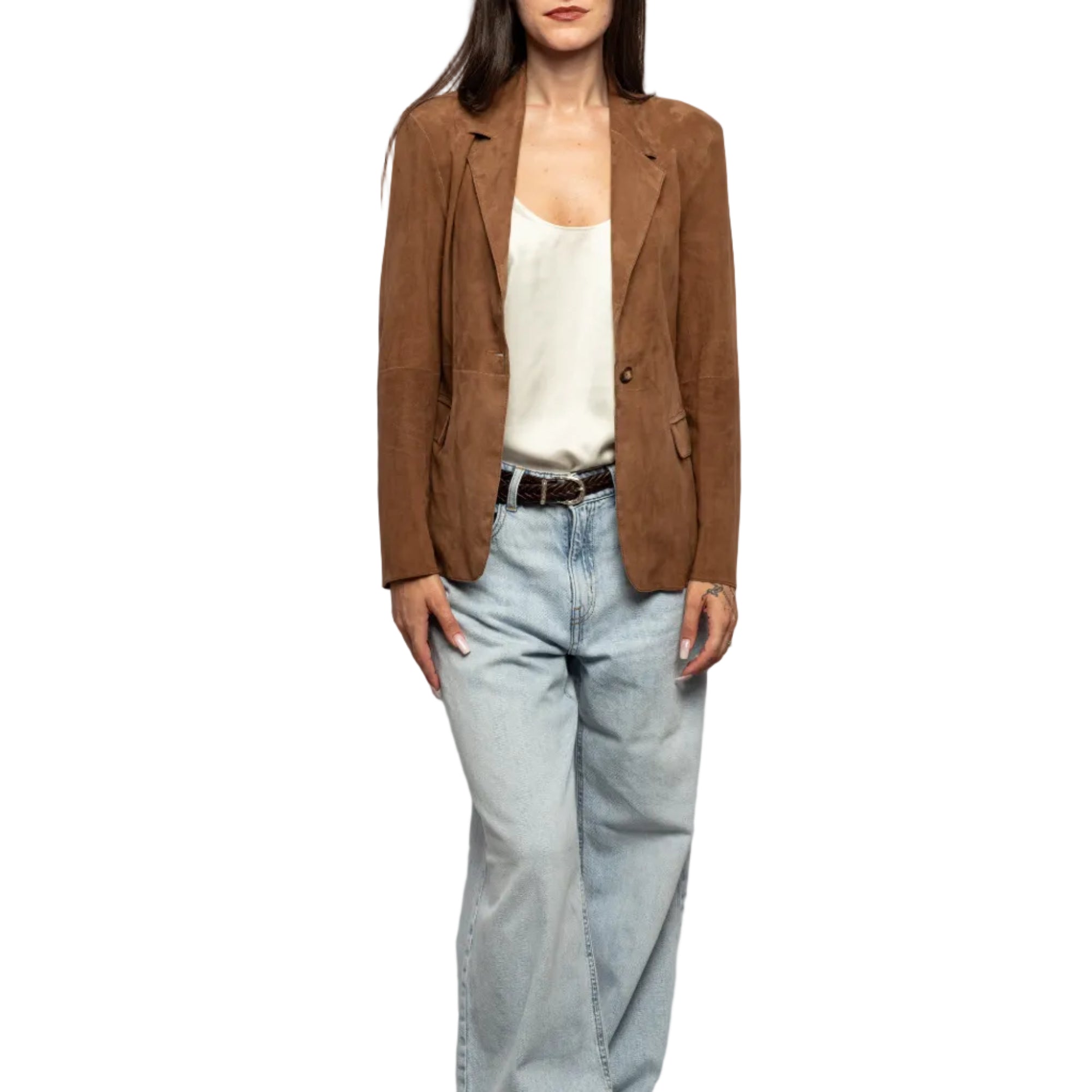 Giacca Beatriz In Suede