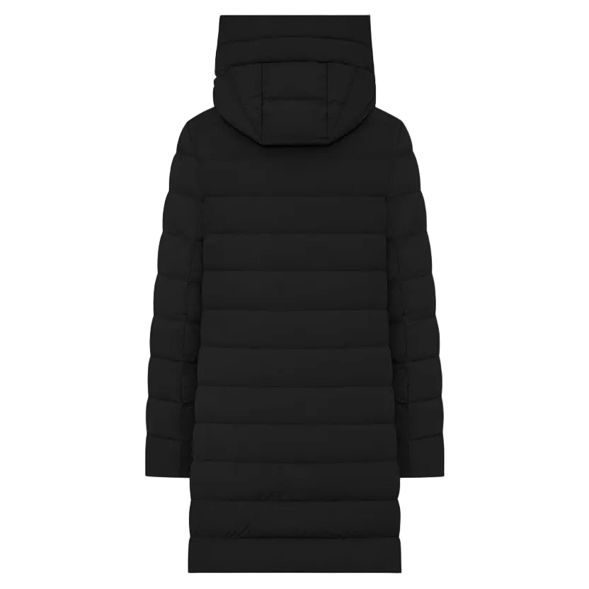 PIUMINO IN TESSUTO TECNICO BI-STRETCH CON AMPIO CAPPUCCIO