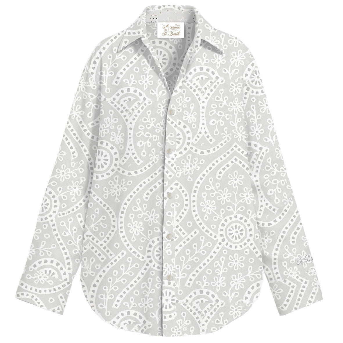 Camicia Cristal in fantasia sangallo