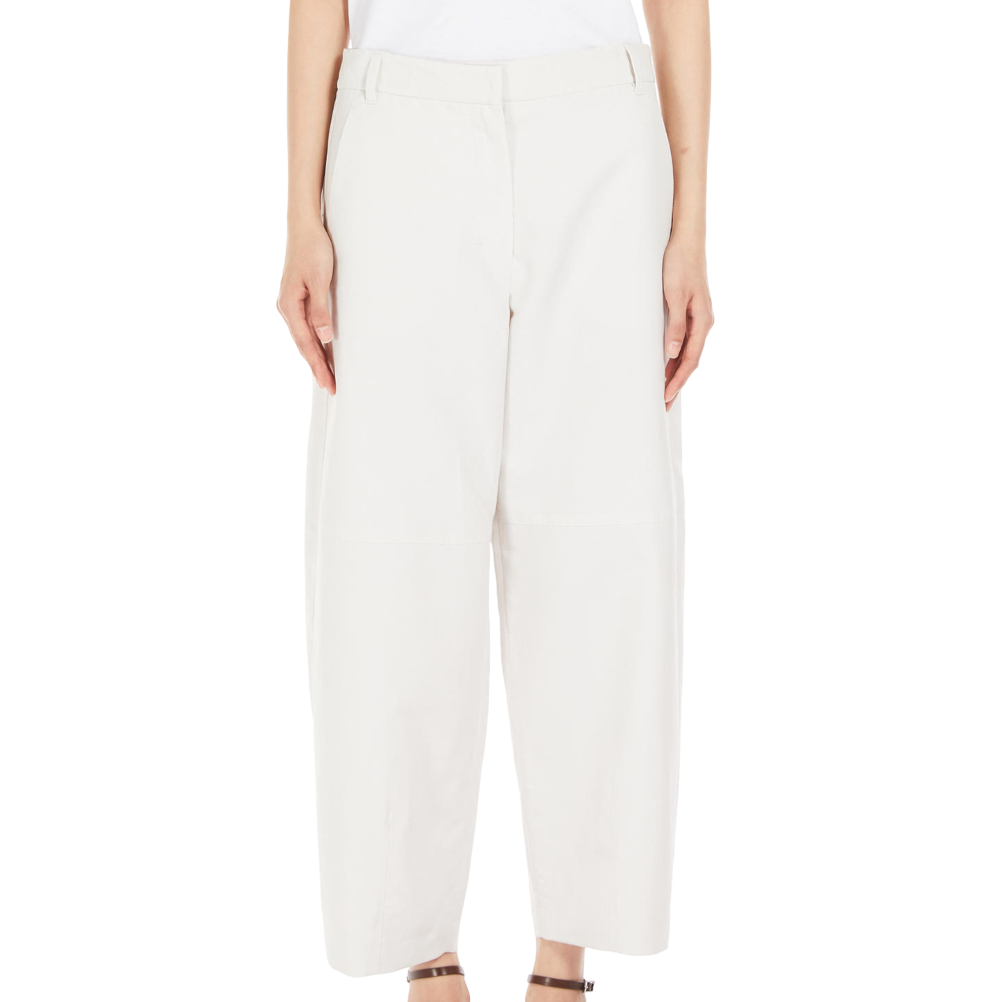 'S Max Mara Pantalone Baggy In Canvas