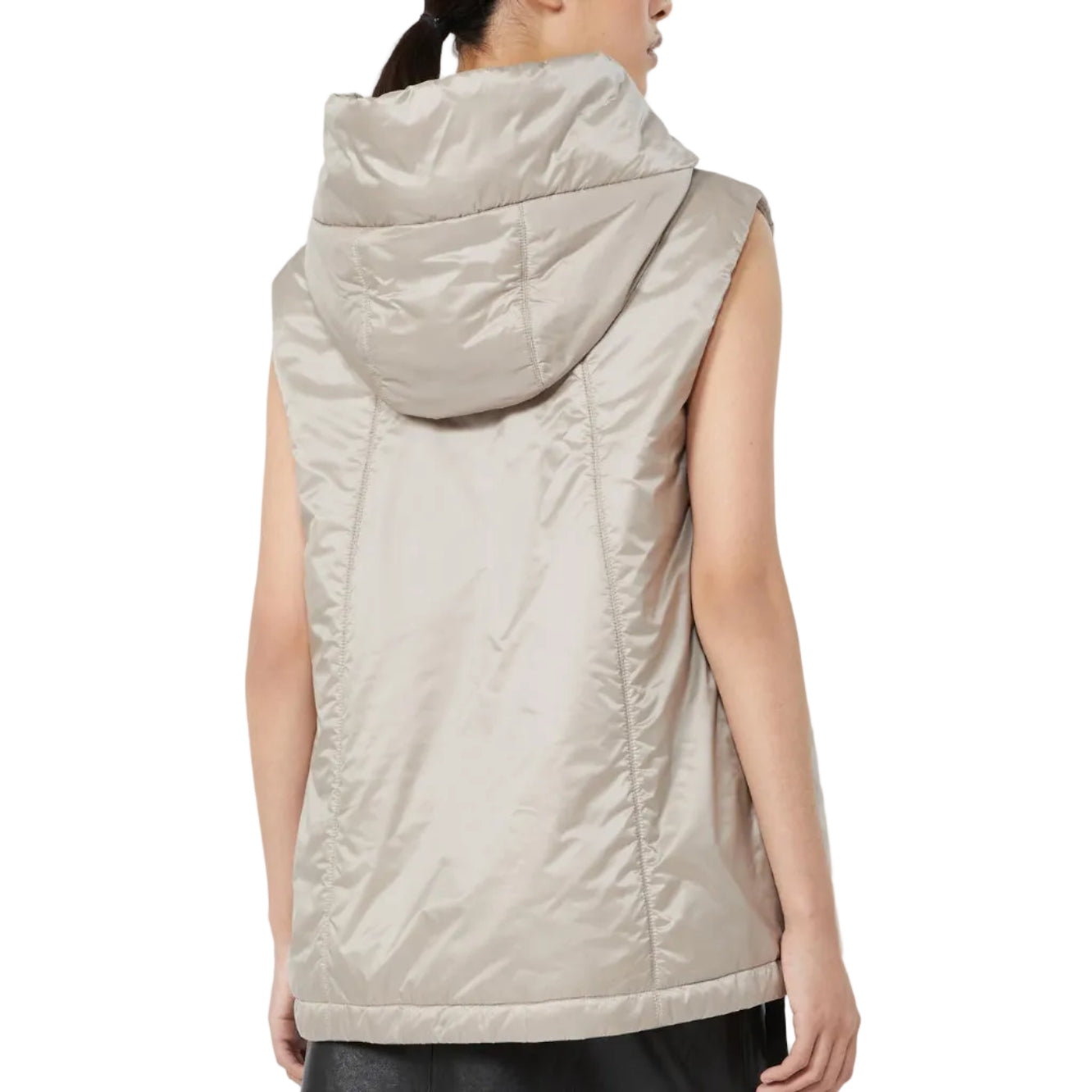 Gilet Corto con Cappuccio Greengo