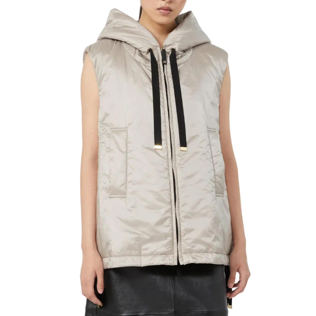Gilet Corto con Cappuccio Greengo