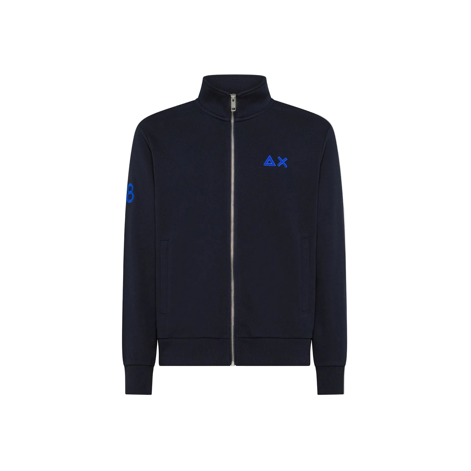 Track zip fluo basic fleece