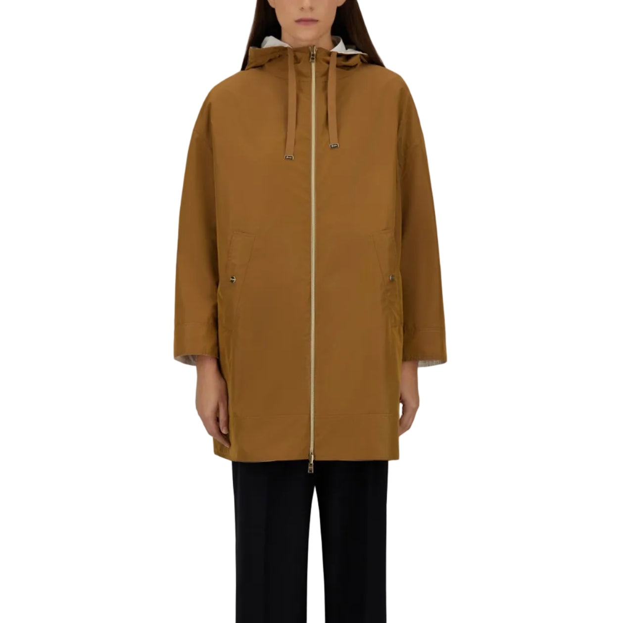 Parka Reversibile in Taffetà