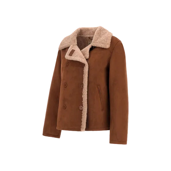 PEACOAT EFFETTO SHEARLING