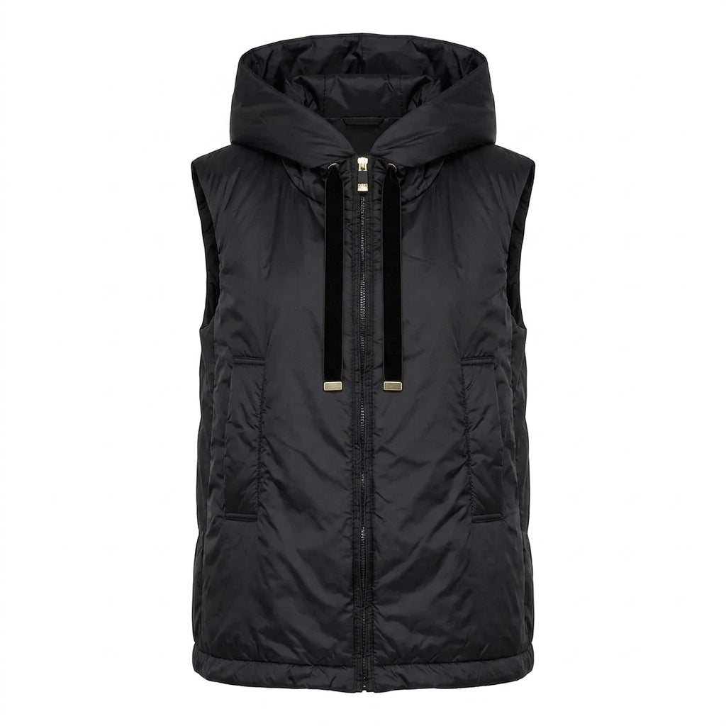 Gilet Corto con Cappuccio Greengo