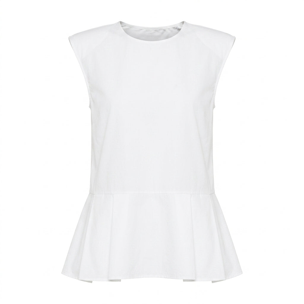 Top in Popeline di Cotone Brava