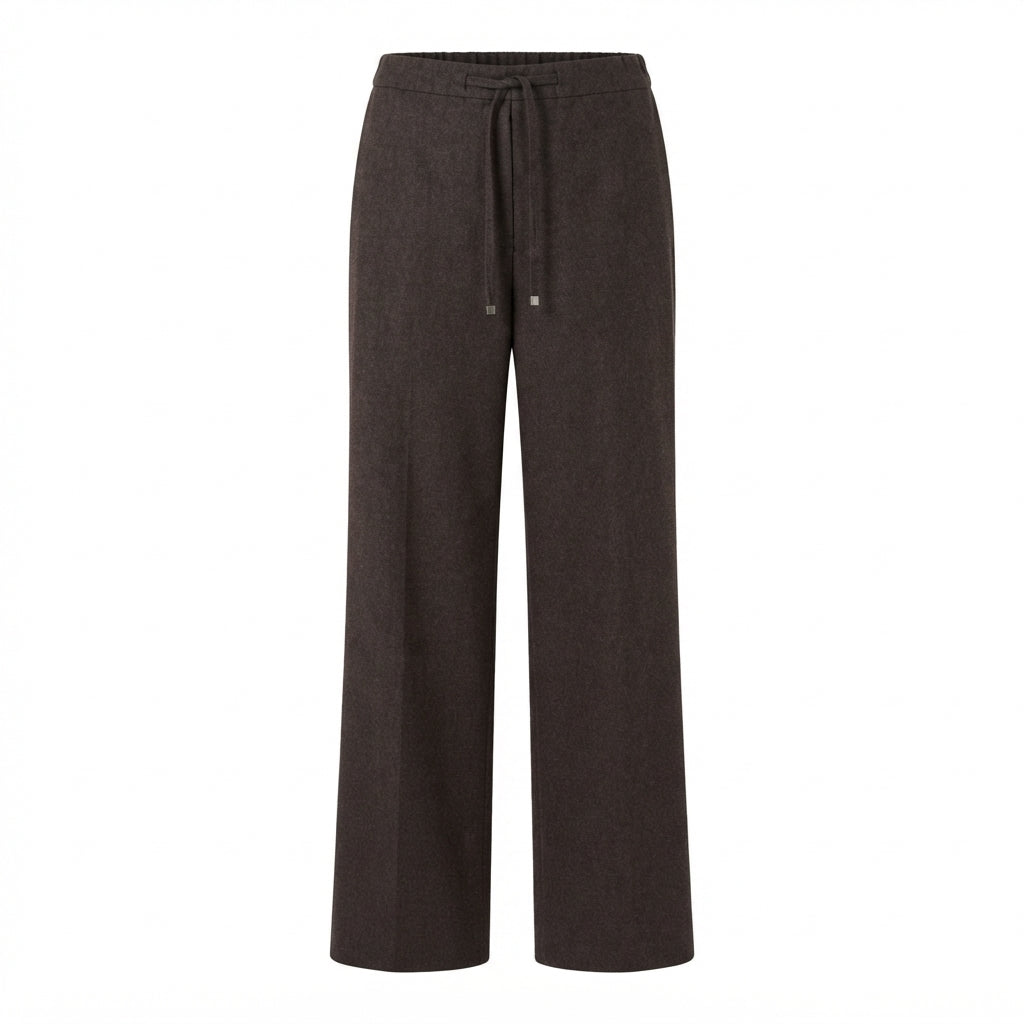 Pantalone jogging in lana stretch