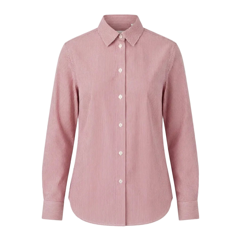 Camicia in Popeline In Puro Cotone a Righe