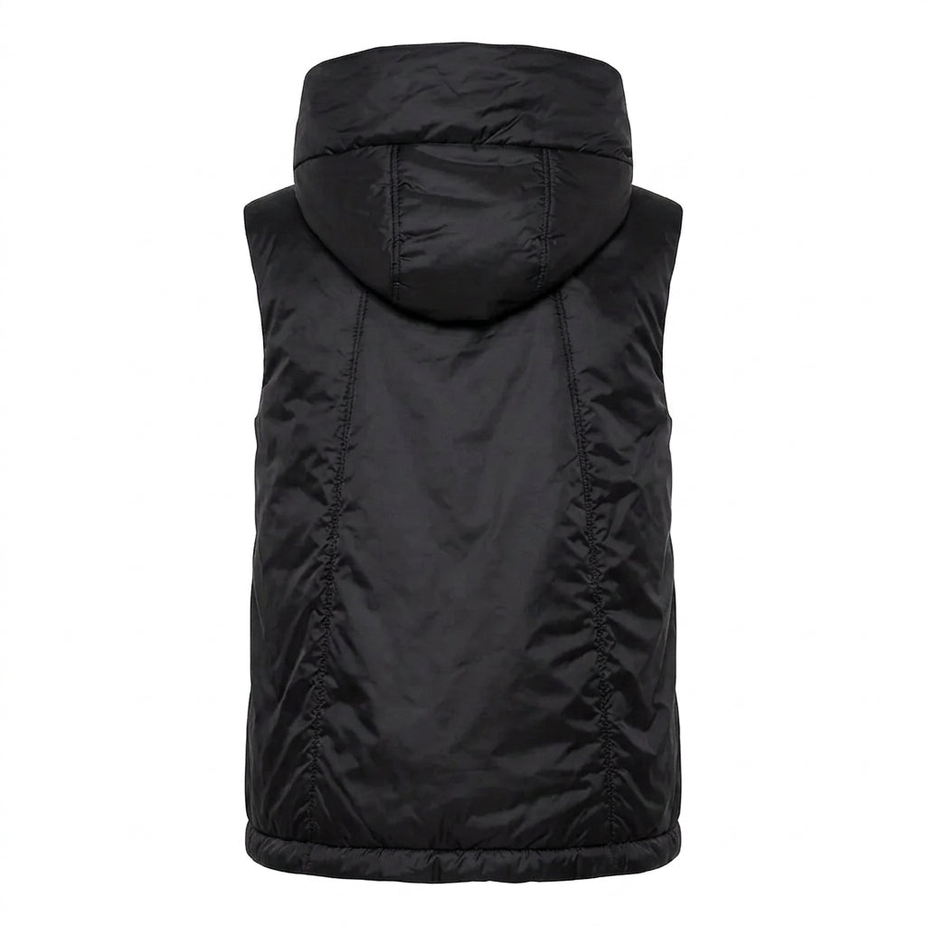 Gilet Corto con Cappuccio Greengo