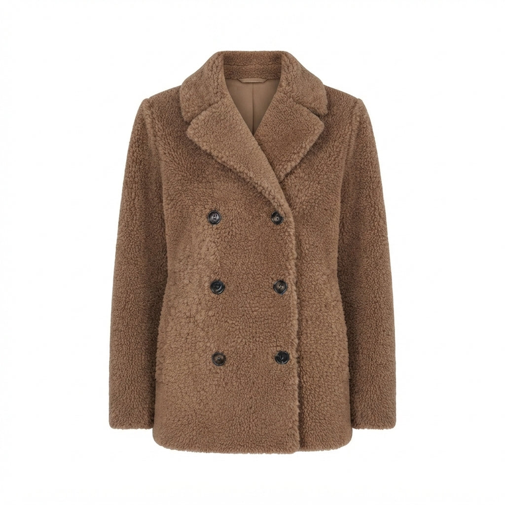 Caban in Montone Curly Futura