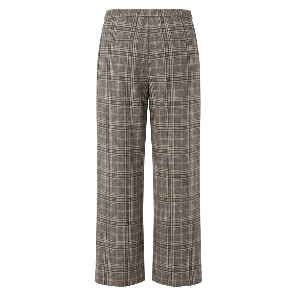 Pantalone jogging in flanella a quadri Vischio