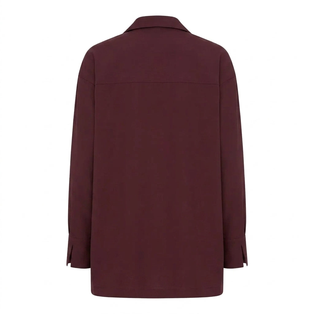Blusa in popeline di cotone Cristel