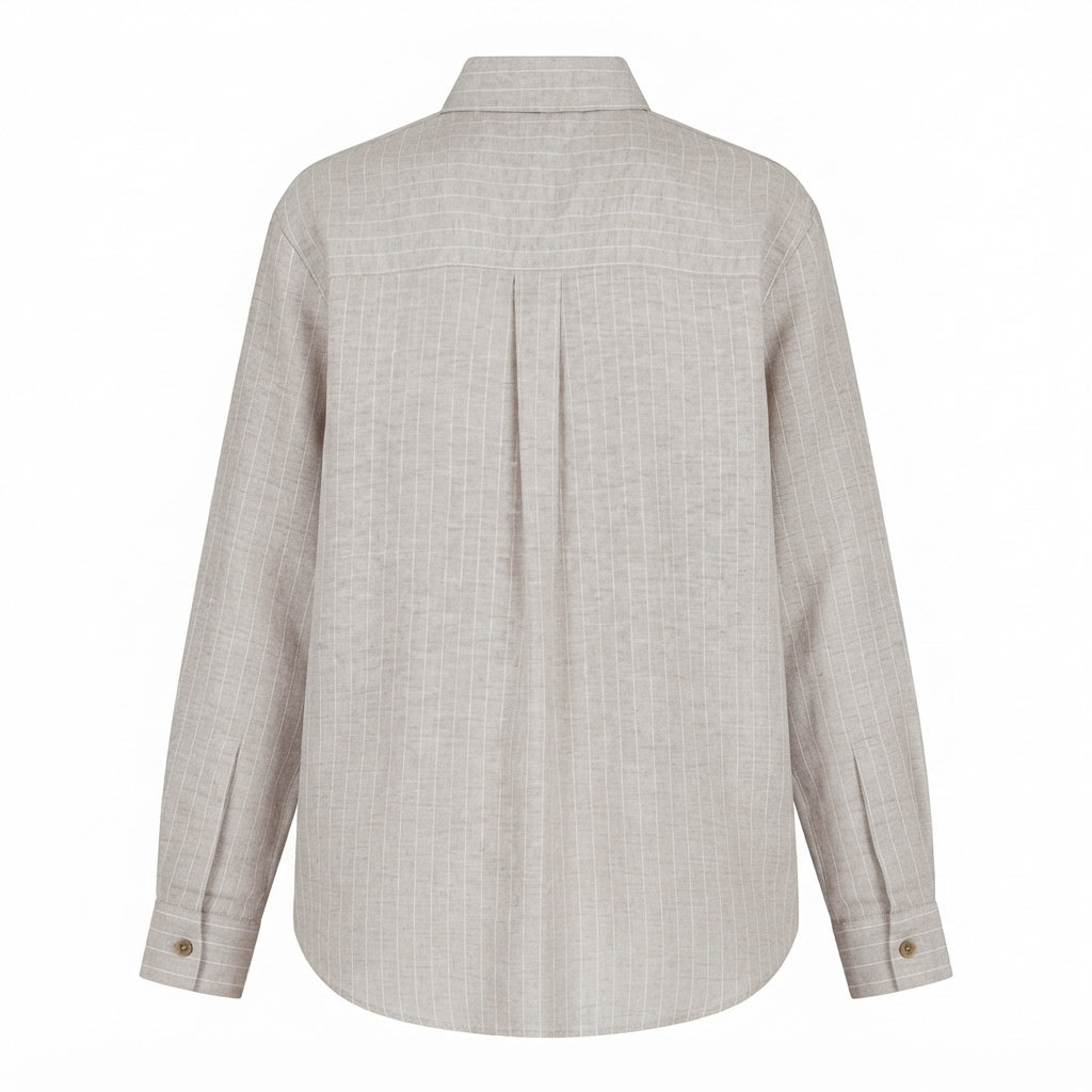 Camicia a Righe in Lino Ululo