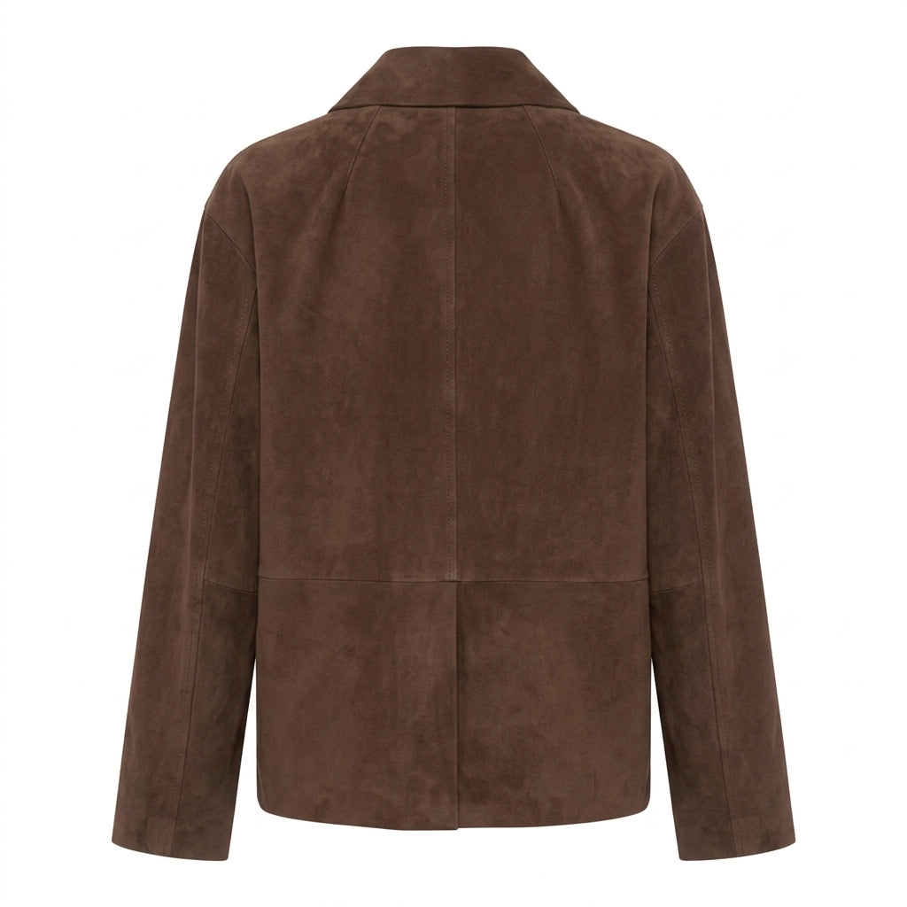 Giacca Monopetto in Suede Charme