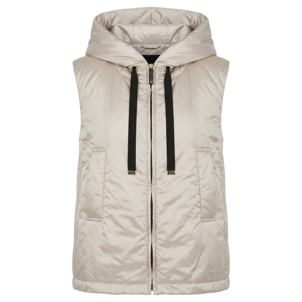 Gilet Corto con Cappuccio Greengo