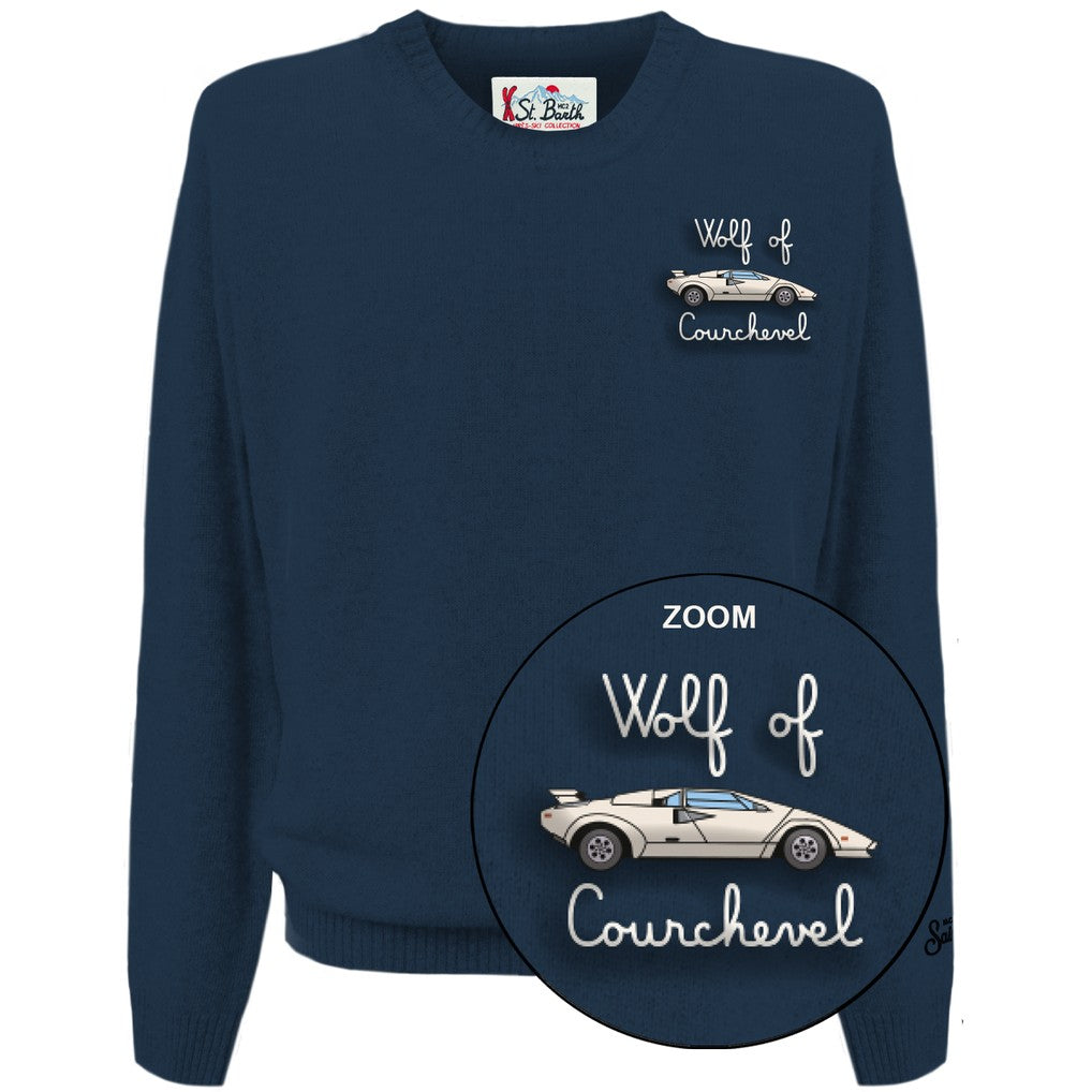 Maglione Girocollo Heron con Ricamo