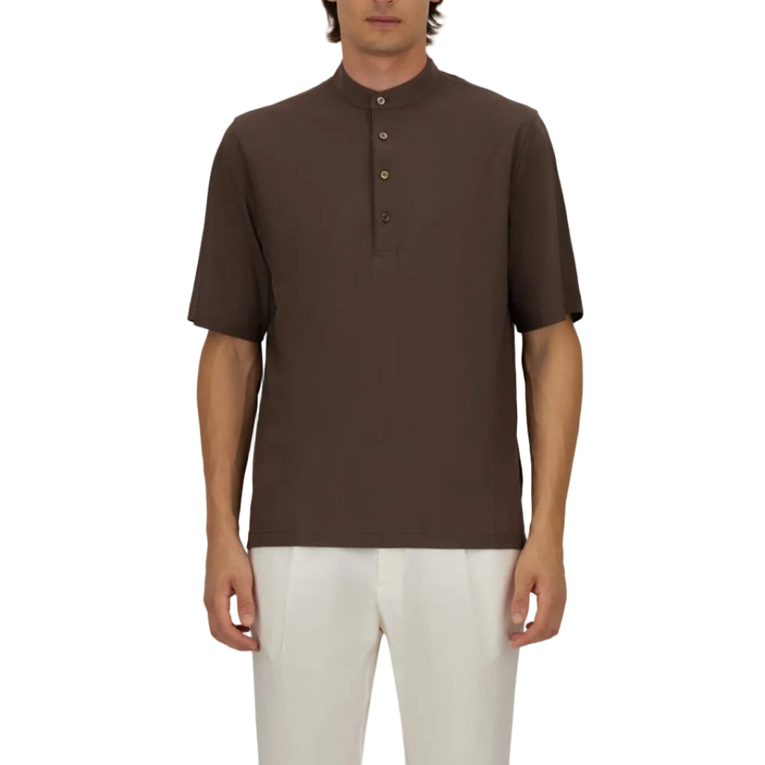 Polo Uomo in Jersey Crepe